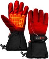 🔥 heated gloves with actionheat aa battery logo
