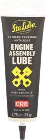 img 4 attached to Superior Performance: CRC Sta-Lube SL3333 EG Anti-Seize Engine Assembly Lube - 2.75 Wt Oz.