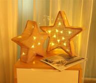 💫 luxspire valentines 3d star lights: stunning table lamp set for romantic home decor & gifts (2 pack) логотип