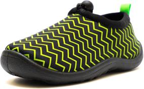 img 3 attached to Comfortable and Stylish AQUAKIX Toddler Water Shoes for Girls' Sports and Athletics
