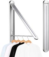 clothes retractable laundry organization foldable logo