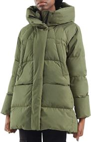 img 4 attached to CHIN·MOON Womens Windproof Thickened Jacket