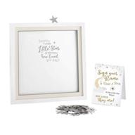 🌟 lillian rose twinkle star guest book alternative with 48 stars, white (24bs610 ga) логотип