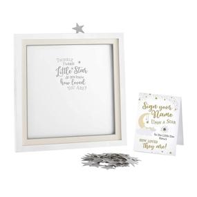 img 3 attached to 🌟 Lillian Rose Twinkle Star Guest Book Alternative with 48 Stars, White (24BS610 GA)