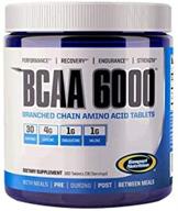 💊 gaspari nutrition bcaa 6000 tablets - 180 count logo