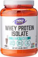 now foods protein isolate chocolate logo