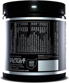 img 3 attached to Порошок MUSCLE FEAST Hydrate Electrolyte: натуральное кето-дополнение с нулевым содержанием калорий, устраняющий мышечные спазмы - 107 порций