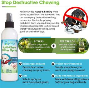 img 1 attached to 🐶 Anti-Chew Bitter Spray for Dogs by Particular Paws - Tea Tree Oil Infused Soothing Formula