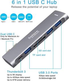 img 3 attached to Adapter MacBook USB C Reader Thunderbolt