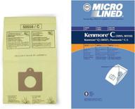 🧹 pack of 9 vacuum cleaner bags: compatible with sears kenmore 5055, 50557, 50558 & panasonic c-5, c5, c q логотип