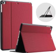 ⏩ procase ipad 9.7 (2018 & 2017) / ipad air 2 / ipad air case - slim stand protective folio cover - red logo