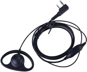 img 4 attached to KEYBLU D Ring Earpiece Headset Kenwood