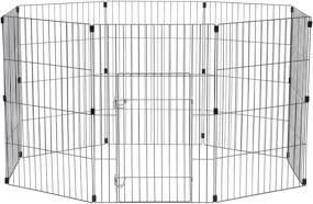 img 4 attached to 🐾 Impressive IRIS Wire Pet Pen: Secure and Versatile Enclosure