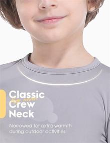 img 3 attached to 🧥 Medium Boys' Subuteay Fleece Thermal Underwear - Clothing and Undergarments