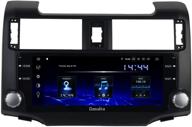 🚗 dasaita black android 10.0 bluetooth car stereo with carplay for toyota 4runner 2010-2013 | gps navigation, car entertainment multimedia radio | 4g ram 64g rom, mirror link, am/fm radio logo