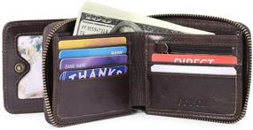 img 3 attached to 👛 Genuine Leather Pocket Wallet for Men - Ultimate Wallet