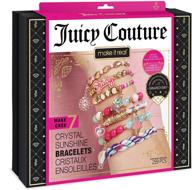 💎 create authenticity – juicy couture glowing sun bracelets - diy charm bracelet kit for teens - jewelry crafting set with beads and charms featuring swarovski crystals logo