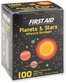 img 3 attached to 🌟 100 Pack of First-Aid Planet and Star Bandages