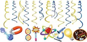 img 3 attached to 🧪 Kristin Paradise 30Ct Science Hanging Swirl Decorations | Mad Scientist Party Supplies | Chemistry Laboratory Birthday Theme Favors | Lab School Classroom Kids Paper Decor