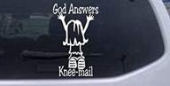 answers knee mail christian decal sticker logo