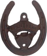 horseshoe design rustic bottle opener logo