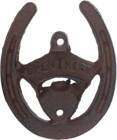 img 4 attached to Horseshoe Design Rustic Bottle Opener