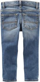 img 1 attached to Toddler Skinny Jeans Indigo Bright Boys' Clothing