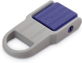 img 2 attached to Флэш-накопитель Verbatim Violet USB - 32 ГБ памяти, дизайн Сохраняй и переворачивай, размеры 0,3 х 0,8 х 2,2 дюйма.