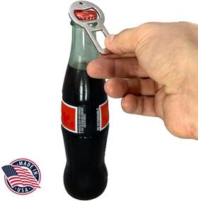 img 1 attached to 🍺 Tikit Bottle Opener: Keychain Attachment for Easy Beer Opening (2-Pack, Chrome)