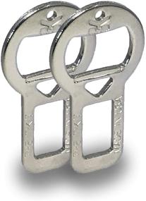 img 3 attached to 🍺 Tikit Bottle Opener: Keychain Attachment for Easy Beer Opening (2-Pack, Chrome)