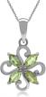 natural peridot sterling victorian necklace logo
