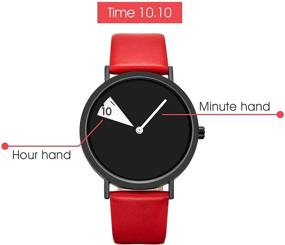 img 3 attached to ⌚ Женские часы SHENGKE Ultra-Thin Minimalist с водонепроницаемым кожаным ремешком и модным кварцевым механизмом - Reloj de Mujer