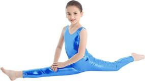 img 3 attached to IEFiEL Gymnastics Teamwear Metallic Biketard