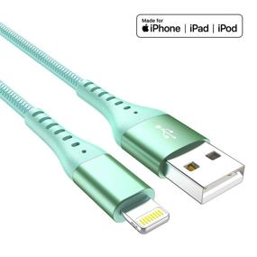 img 2 attached to 🔌 Xnewcable 4цвета 6ft Lightning кабель [4 шт] Apple MFi сертифицированный USB зарядный шнур для iPhone 12/11Pro/11/XS MAX/XR/X/8/7/6/6S/Plus, iPad Pro/Air/Mini - длинное зарядное устройство Apple