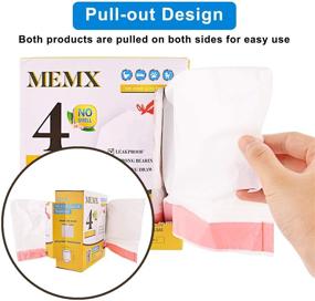 img 3 attached to 🗑️ 100 Count MEMX Small Trash Bags: Drawstring Bathroom Garbage Bags for Bedroom, Office, Car, Kitchen, Home