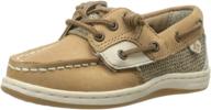 👟 sperry girls' songfish a/c boat shoe: stylish comfort for toddler/little kid feet logo