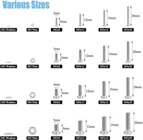 img 2 attached to DYWISHKEY Stainless Phillips Washers Assortment