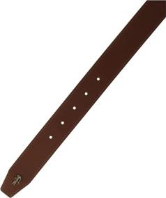 img 1 attached to Lacoste Mens Thick Buckle Brandy Belt - Premium Men's Accessories