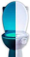 🚽 motion sensor led toilet bowl night light by rainbowl - hilarious & unique christmas gift for men, him, dad, boyfriend, husband, grandpa - cool novelty, best gag present - men's stocking stuffer логотип