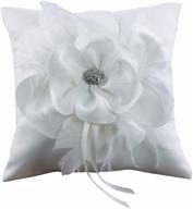 📿 white ivory lane design somerset collection ring pillow logo