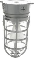 woods l1706 vandal resistant security light: ceiling mount, silver (150w incandescent bulb) logo