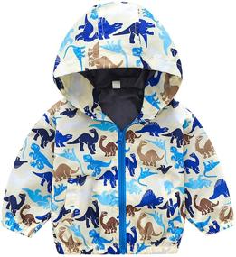 img 4 attached to Raincoat Printed Waterproof Jackets Toddler