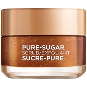 img 4 attached to 💆 L'Oréal Paris Skin Care Pure Sugar Face Scrub with Grapeseed - Revitalize Dull Skin and Achieve a Smooth, Glowing Complexion, 1.7 fl. oz.