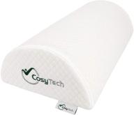 🦵 cosytech knee pillow for sciatica pain relief - premium memory foam half moon pillow - leg pillows for sleeping - bolster pillow for side and back sleepers - leg elevating pillow logo