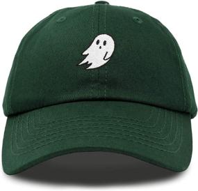 img 4 attached to DALIX Embroidered Ghost Dad Hat: Cute Baseball Cap for Halloween