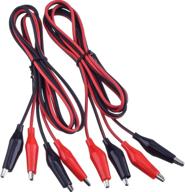 eboot test leads set: 2 groups of 1m alligator clip double-ended jumper wires logo