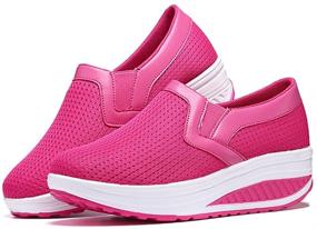 img 2 attached to 👟 LOUBIT Breathable Sneakers - Women's Comfort Walking Shoes for Active Lifestyle