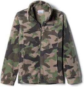 img 4 attached to Columbia Timberwolf Large Boys' Fleece Jacket - Ideal Clothing for Jackets & Coats