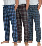 cozy and stylish: real essentials 3 pack 🔥 boys pajama pants in super soft fleece for ultimate comfort! logo