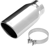 dynomax 36483 stainless steel exhaust logo